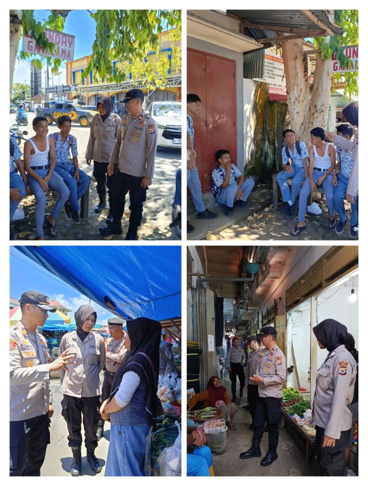 Polsek Namlea Lakukan Patroli Rutin