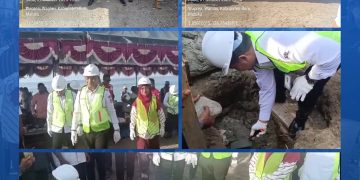 Saadiah Uluputty Hadiri Peletakan Batu Pertama Pembangunan Kampung Nelayan Merah Putih di Buru