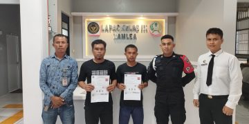 Peroleh Cuti Bersarat, Lapas Namlea Bebaskan 2 Narapidana Narkotika