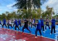 Gaungkan Semangat Anti Narkoba, Lapas Namlea – BNN Buru Gelar Senam Bersinar