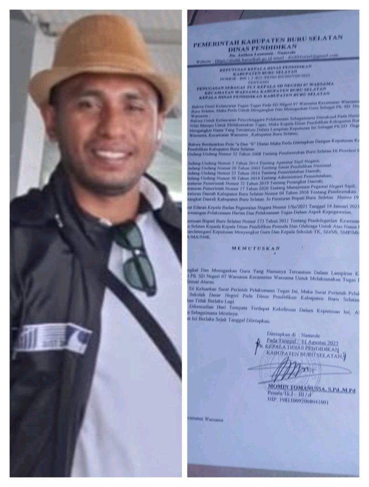Bongkar  Skandal  Uang Sogokan Jual Beli Jabatan Kepsek SD – SMP di Dinas PK Buru Selatan, Pansus DPRD Diingatkan Tak Masuk Angin