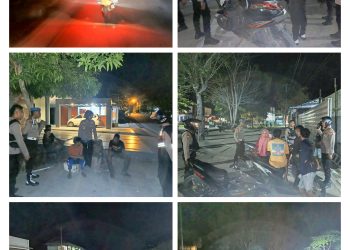 Polisi Bubarkan Aksi Balap Liar Dalam Kota Namlea