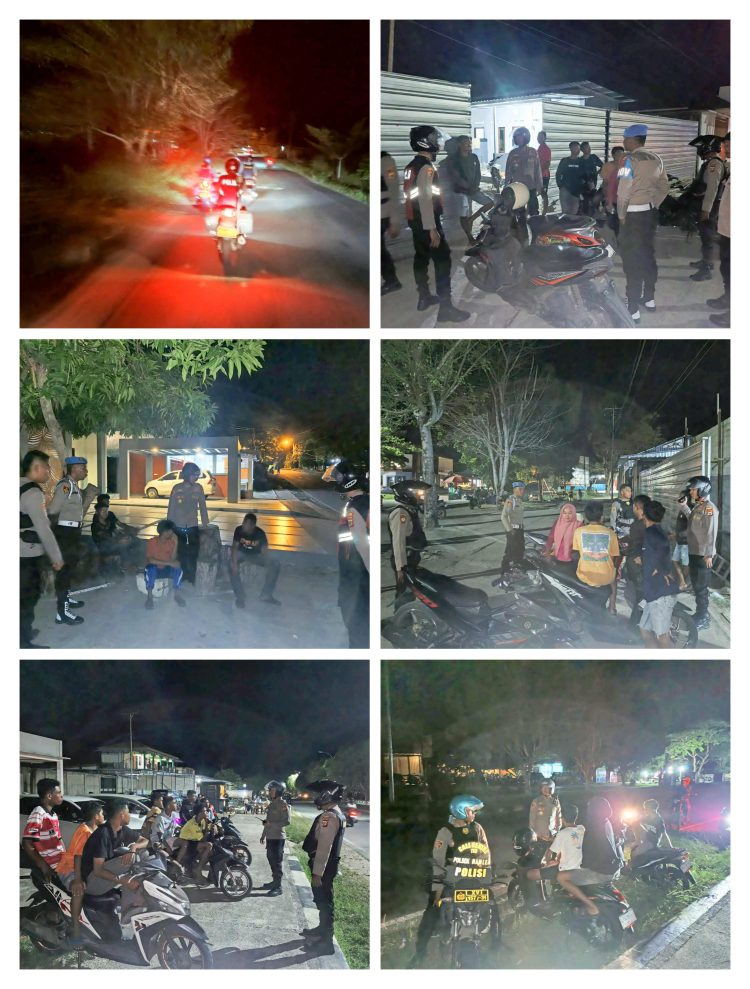 Polisi Bubarkan Aksi Balap Liar Dalam Kota Namlea