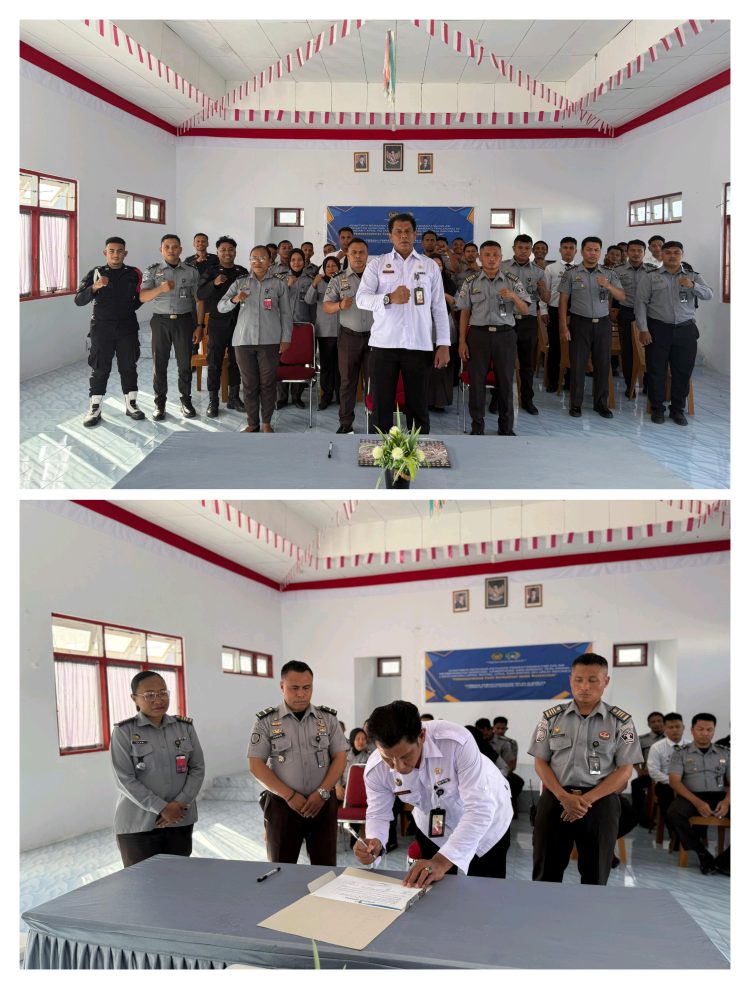 Disaksikan Dirjenpas, Lapas Namlea Satukan Visi Berantas Halinar