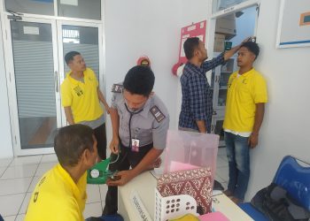 Lapas Namlea dan Puskesmas Sawa Pantau Kesehatan Warga Binaan