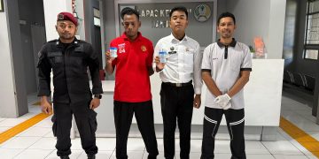 Jalani Tes Urin, Petugas dan Warga Binaan Lapas Namlea Bersinar