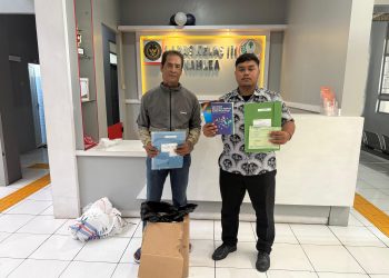 Lapas Namlea Terima 100 Buku dari Perpusnas RI