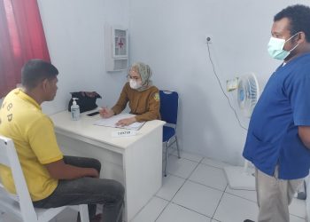 Cek Kondisi Warga Binaan, Lapas Namlea Laksanakan Skrining Rutin