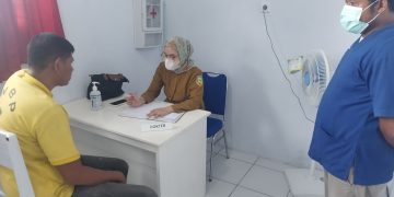 Cek Kondisi Warga Binaan, Lapas Namlea Laksanakan Skrining Rutin