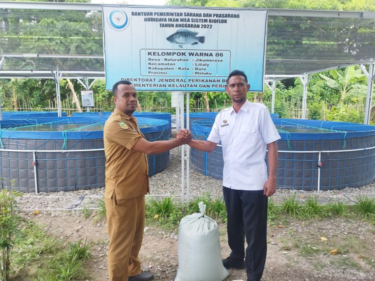 Sinergi Apik, Lapas Namlea Dapat Bantuan  Pakan Ikan dari Dinas Perikanan Kab. Buru