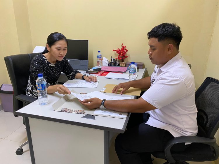 Perpanjang Izin Penggunaan Senpi, Petugas BMN Lapas Namlea Sambangi Polda Maluku