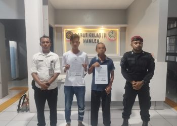 Warga Binaan Lapas Namlea Dapat Pembebasan Bersyarat
