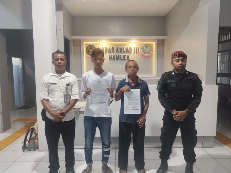 Warga Binaan Lapas Namlea Dapat Pembebasan Bersyarat