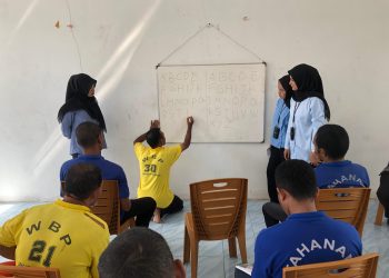 Cerdaskan Warga Binaan, Lapas Namlea Berikan Pembelajaran Calistung