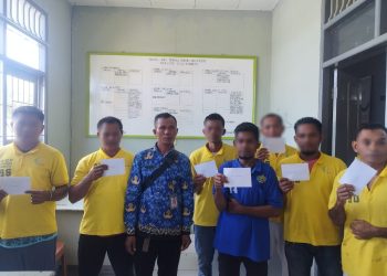 Hasil Kesuksesan Panen, Warga Binaan Lapas Namlea Kembali Terima Premi