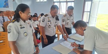 Momen Apel Awal Tahun, Lapas Namlea Teken Perjanjian Kinerja 2026