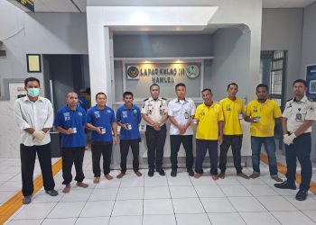 Sigap Berantas Narkoba, Lapas Namlea Tes Urin Petugas dan Warga Binaan