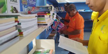 Upgrade Pengetahuan, Warga Binaan Lapas Namlea Jadikan Perpusatakaan Sarana Literasi