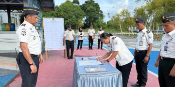 Target Raih WBK, Lapas Namlea Tanda Tangani Pakta Integritas dan Komitmen Bersama