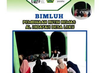 Sambut Ramadhan, Penyuluh KUA Namrole Perkuat Pembinaan Remaja Masjid Al Hidayah Desa Leku