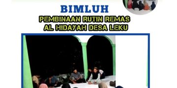Sambut Ramadhan, Penyuluh KUA Namrole Perkuat Pembinaan Remaja Masjid Al Hidayah Desa Leku
