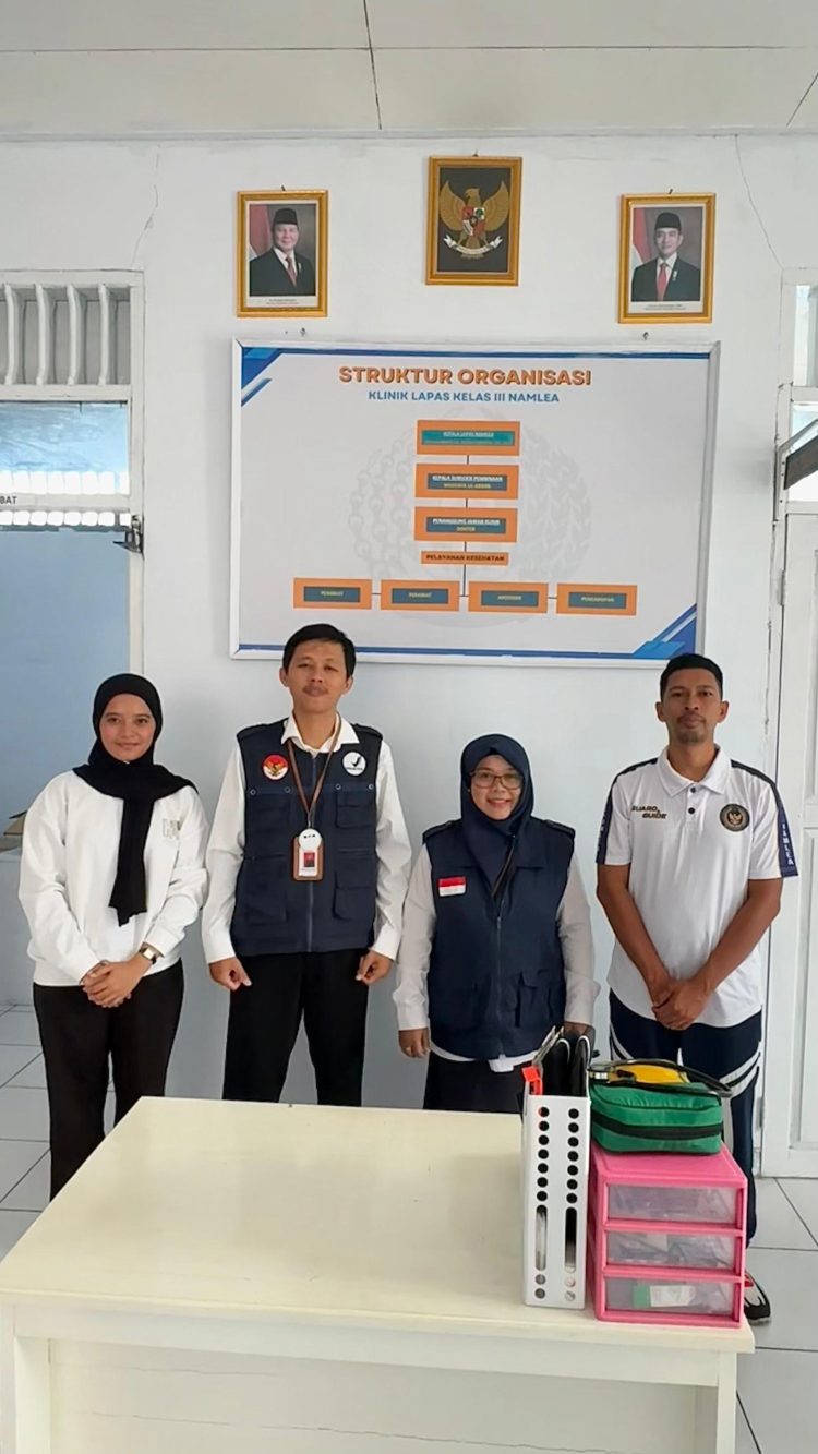 Periksa Layanan Farmasi, Klinik Lapas Namlea Diinspeksi BPOM Ambon