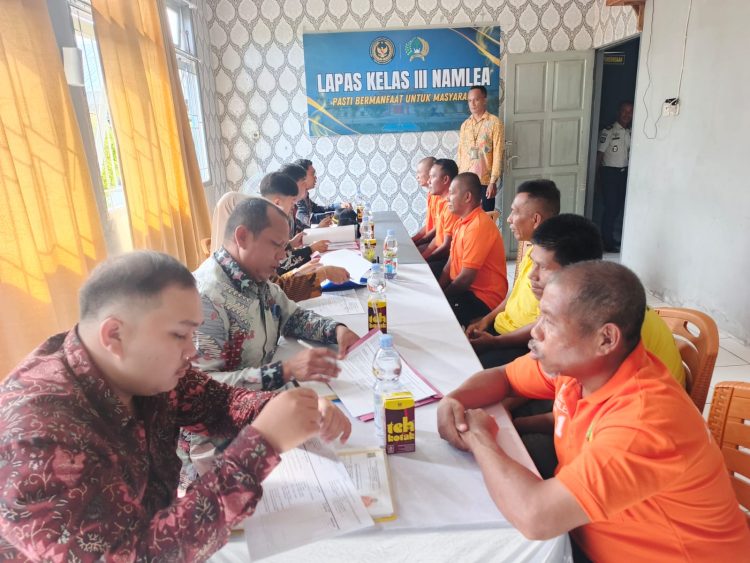 20 Warga Binaan Lapas  Ikuti Wasmat PN Namlea