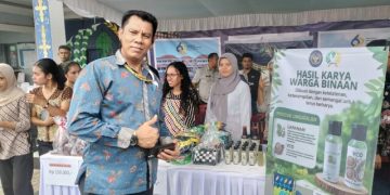 Lapas Namlea Pamer Produk Khas Pulau Buru di Bazar HBP Ke-62