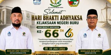 Koperasi PTB Ucapkan Selamat Hari Bhakti Adhyaksa ke-66, Dukung Kejaksaan Profesional dan Berintegritas