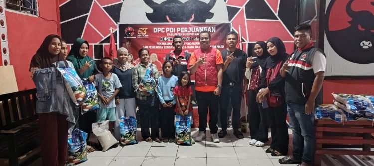 Di Bulan Bung Karno, PDI Perjuangan Buru Selatan Hadir untuk Janda, Anak Yatim, dan Ketahanan Pangan Warga
