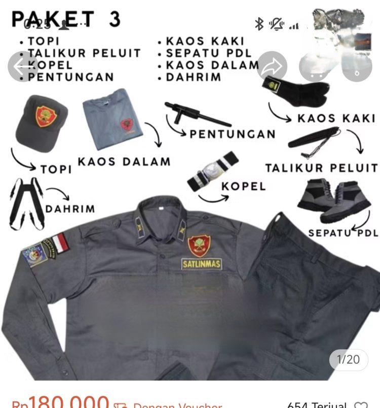 Diduga Ada Pemahalan Harga Pengadaan Baju Linmas TA 2024 di Satpol PP dan Damkar Buru,  Nama Djalaludin Salampessy Ikut Terseret