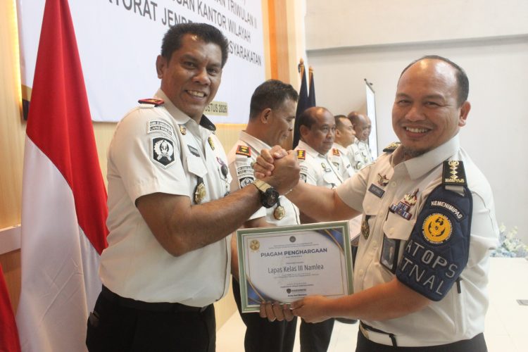 Lapas Namlea Raih Predikat Pembinaan dan Produk Warga Binaan Terbaik