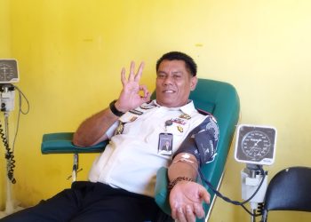 Lapas Namlea Gandeng RSUD Namlea Gelar Bakti Sosial Donor Darah Jelang HUT RI Ke-81