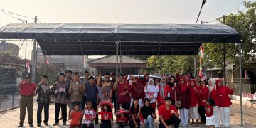 Warga Komplek Duta Asri Cadas Gelar Upacara Bendera,Peringati HUT RI Ke 81