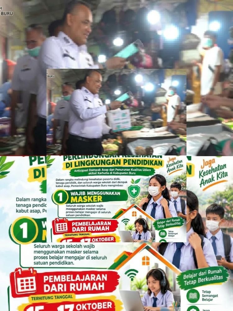 Karhutla Kian Buruk, Sekolah di Kabupaten Buru Diliburkan Selama Tiga Hari