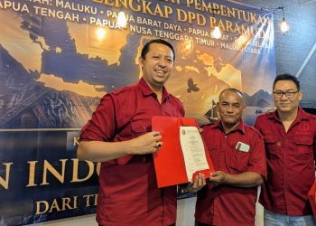 Mochtar Ohorella Terima Mandat BARAMUDA-08, Bawa Semangat Anak Muda Maluku untuk Berkontribusi
